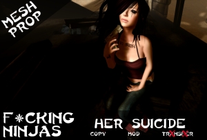 Her Suicide Pose Ad